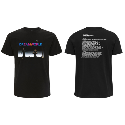 Dreamworld 2024 European Tour T-Shirt Black