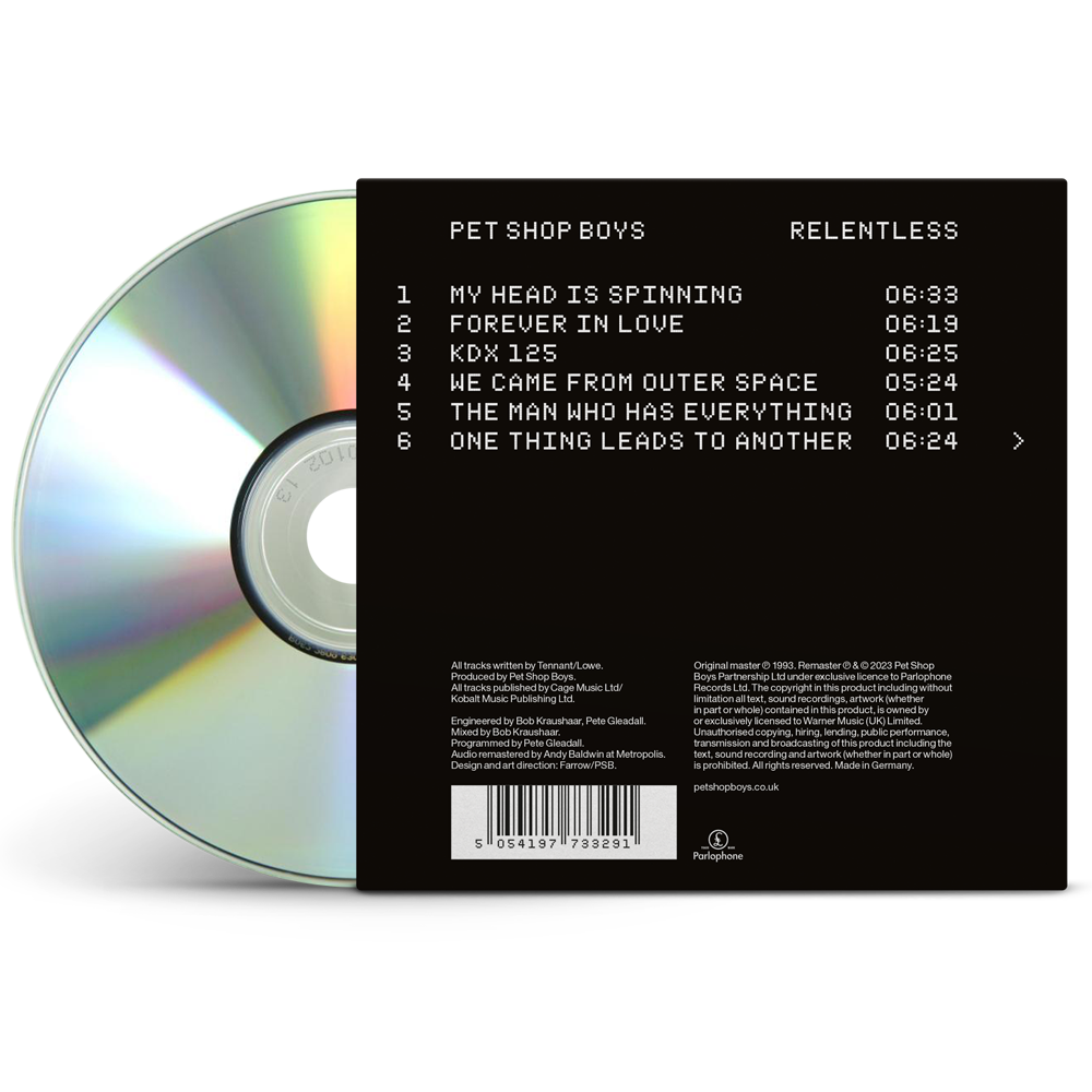 Relentfess Relentless – Pet Shop Boys - Official Store